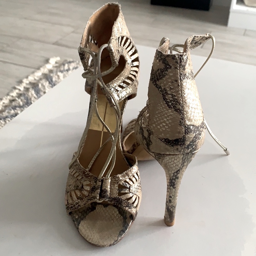 Dolce Vita Snake Skin Heel - Women | Color: Gold |